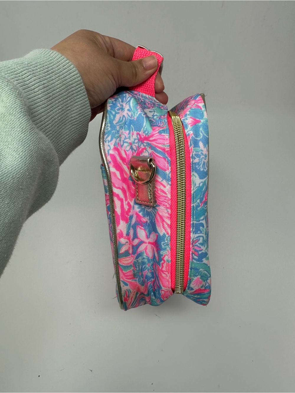 Lilly Pulitzer Tropical Print Insulated Lunch Cooler Crossbody Bag - Picture 8 of 15